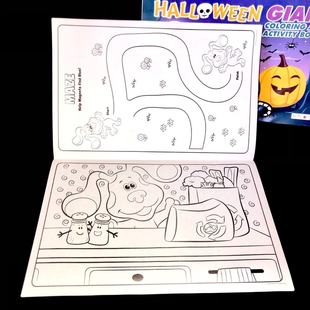 ❤️‍🔥5/$30 Kids Blues Clues Cartoon Giant Coloing and Activity Book Fun NWT❤️‍🔥 - Picture 2 of 5